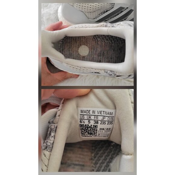 Adidas Running Ultra boost 1.0 Gray/White Running Shoes US Size 6.5 - Picture 11 of 11